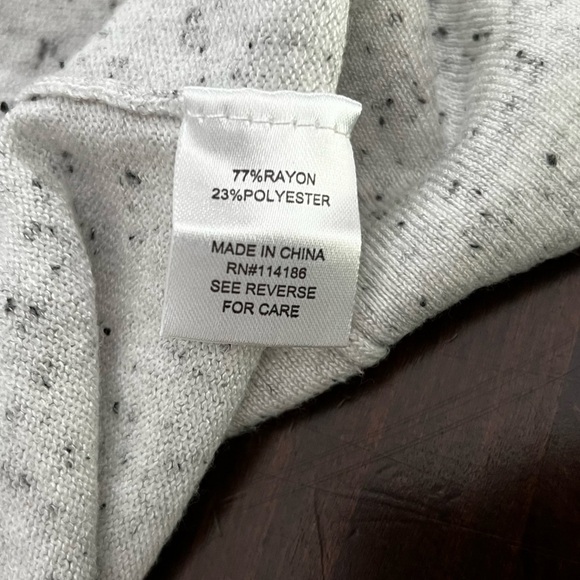 Peyton primrose grey large speckled cardigan - Picture 9 of 9